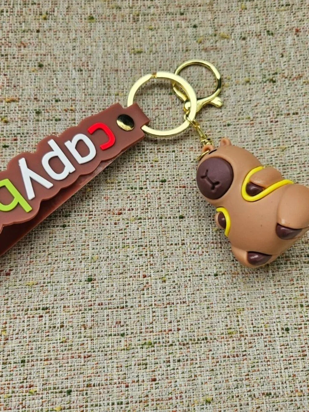 Capybara Key Chain Bag Charm Hanging Bag Keys Holder key Ring Keychain Unbrand